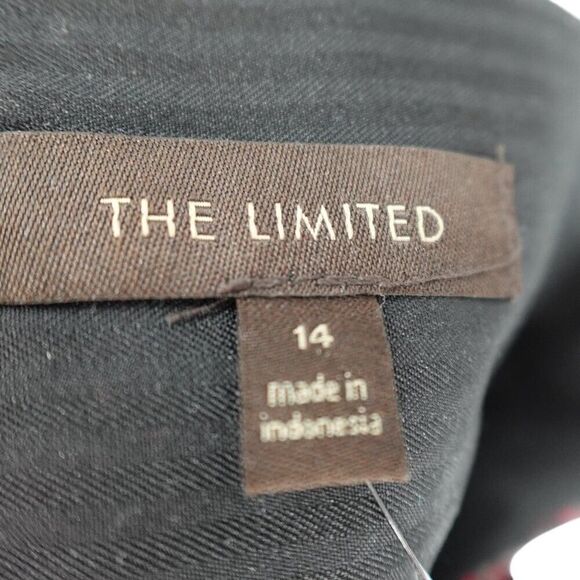 The Limited Red Black Tweed Pencil Skirt Size 14 - Picture 10 of 11